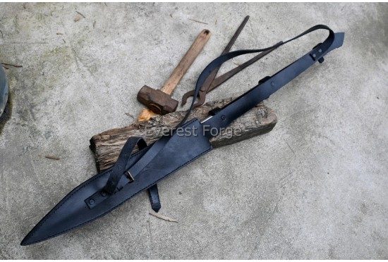目立抜群 Spear Gladius Hard Tail Snake Bite Honshu Double-Headed Spear
